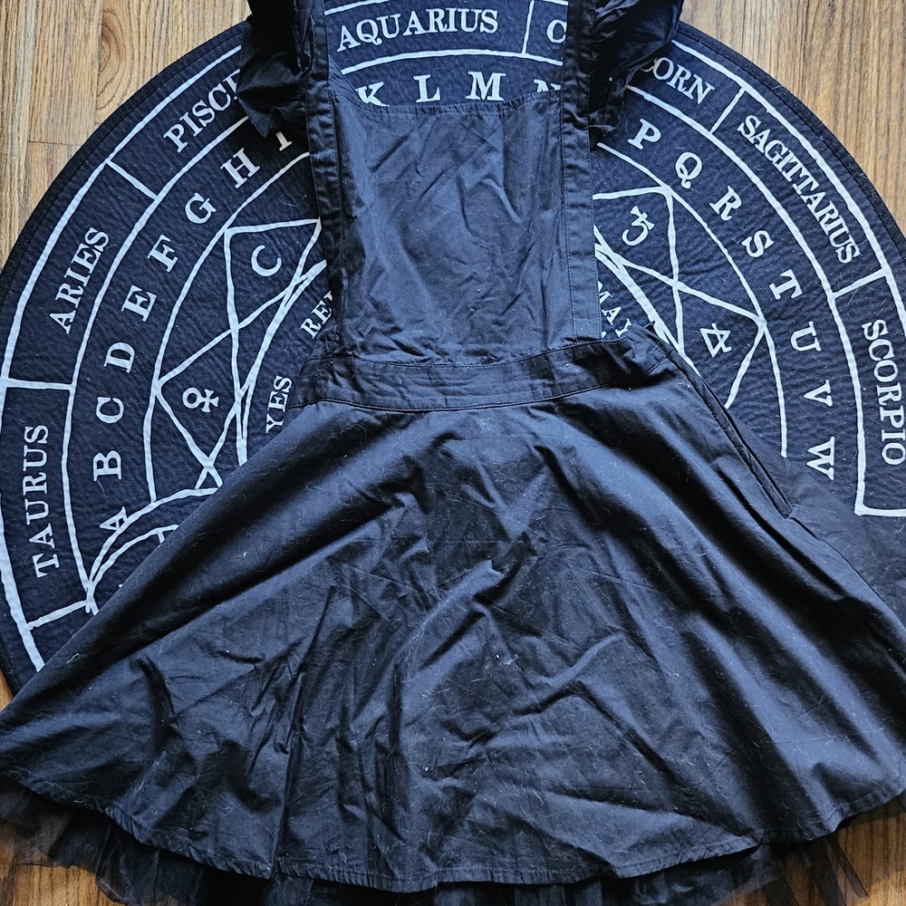 Killstar Black Overall Dress